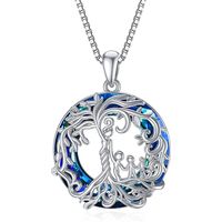 Collar mamá y tres hijo/as Plata 925