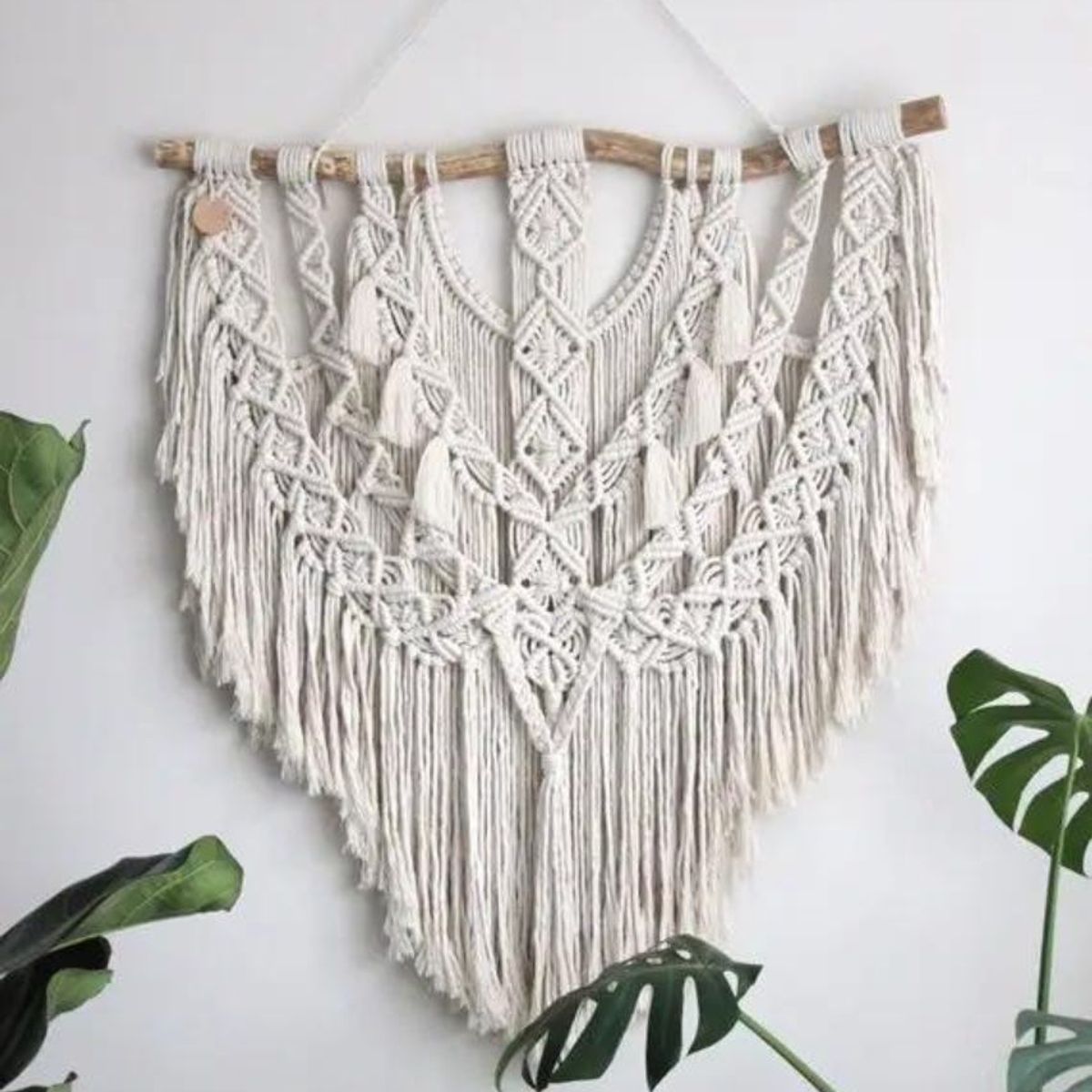 BOHEMIK - Mural Macramé India 75 cm ancho