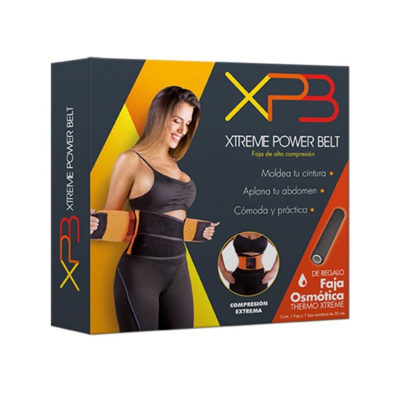 SWISS NATURE LABS - Xtreme Power Belt - Talla M + Thermo Xtreme + 2 Fajas Osmoticas