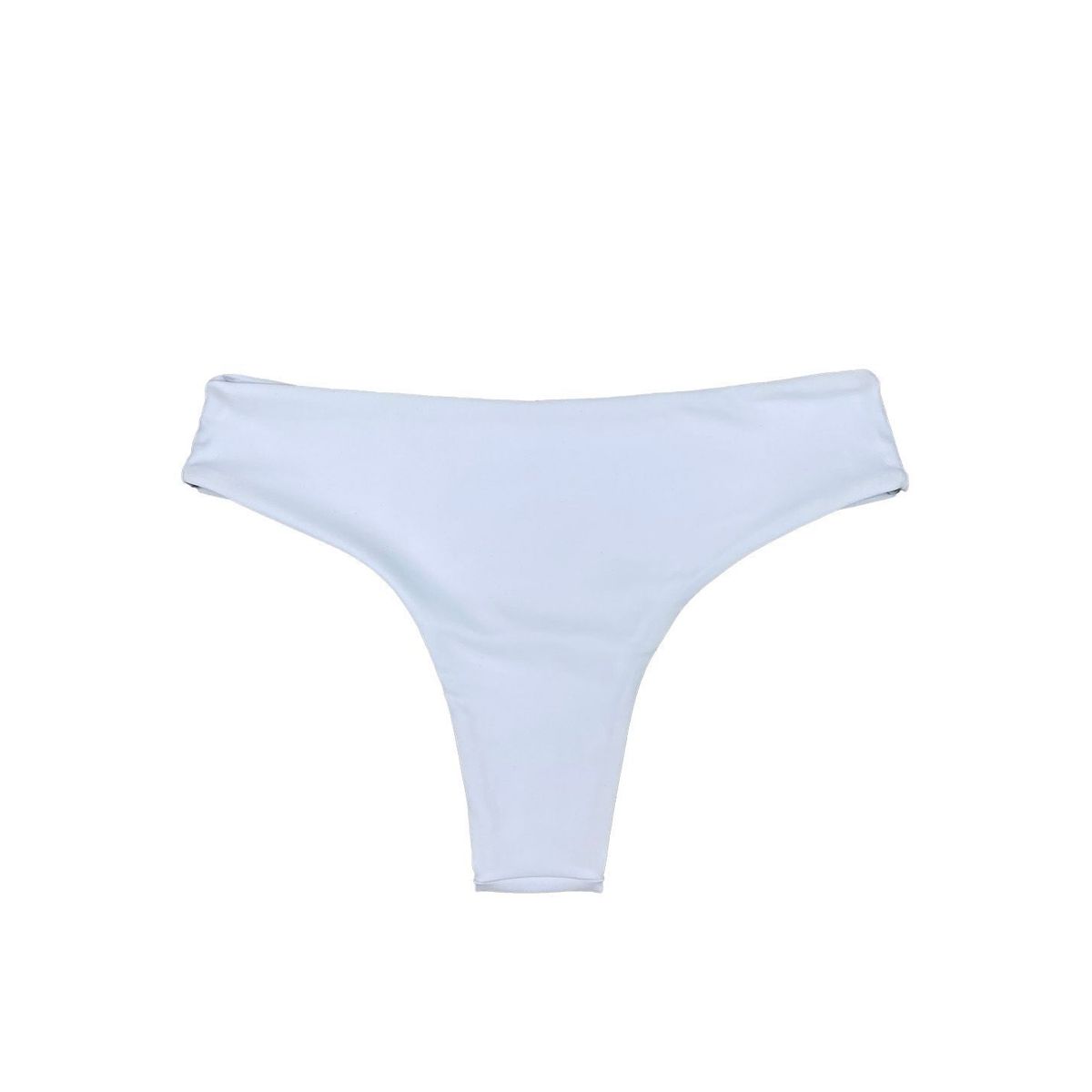 DAIKIRI BIKINIS - Daikiri Bottom de Bikini Blanco Pretina Ancha