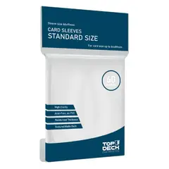 GENERICO - Protector de cartas tamaño Standard Top Deck Blanco (66x91)