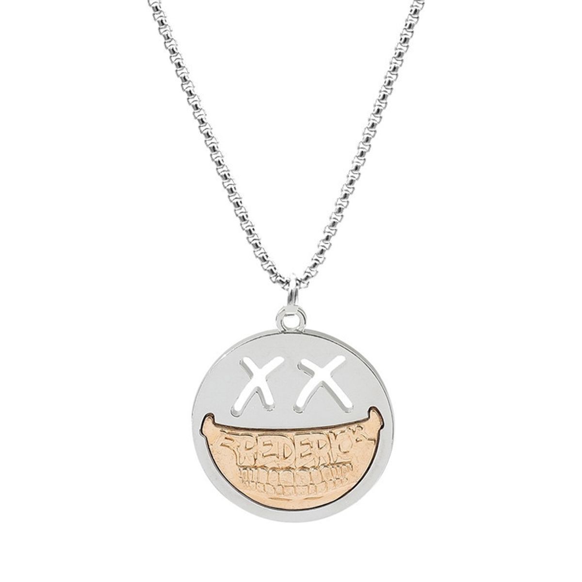 GENERICO - Cadena Smile Acero Inoxidable XX Frederick Moda Kpop