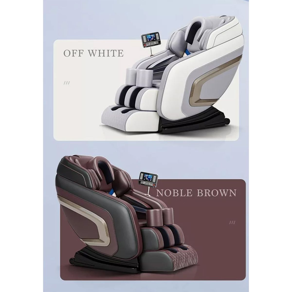 GENERICO - Sillón De Masajes Zero Gravity  Marrón