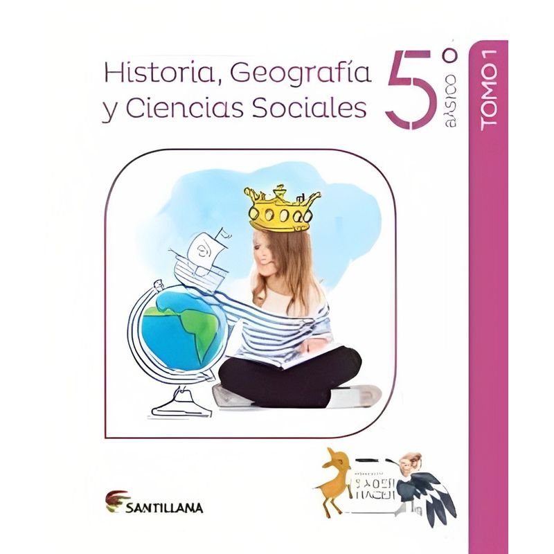 TOP10BOOKS - PACK HISTORIA, GEOGRAFIA Y CIENCIAS SOCIALES 5 SABER HACER. Editorial: Santillana