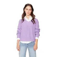 JACINTA TIENDA - Chaleco Lupe lila