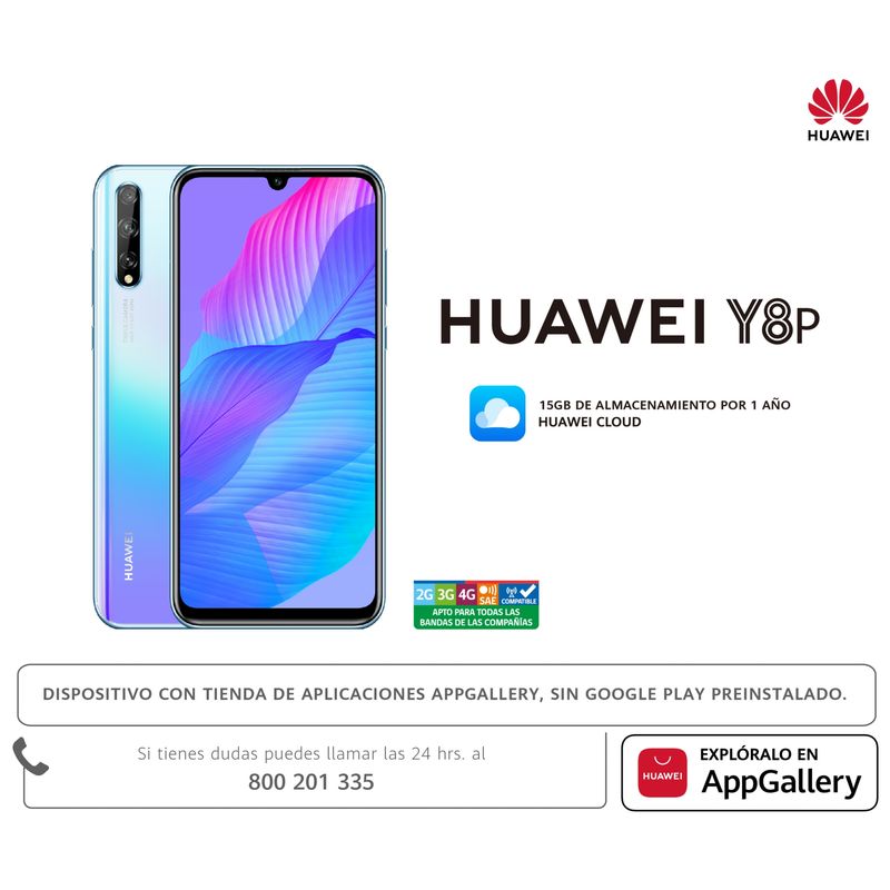 ENTEL - Smartphone Huawei Y8P 128GB