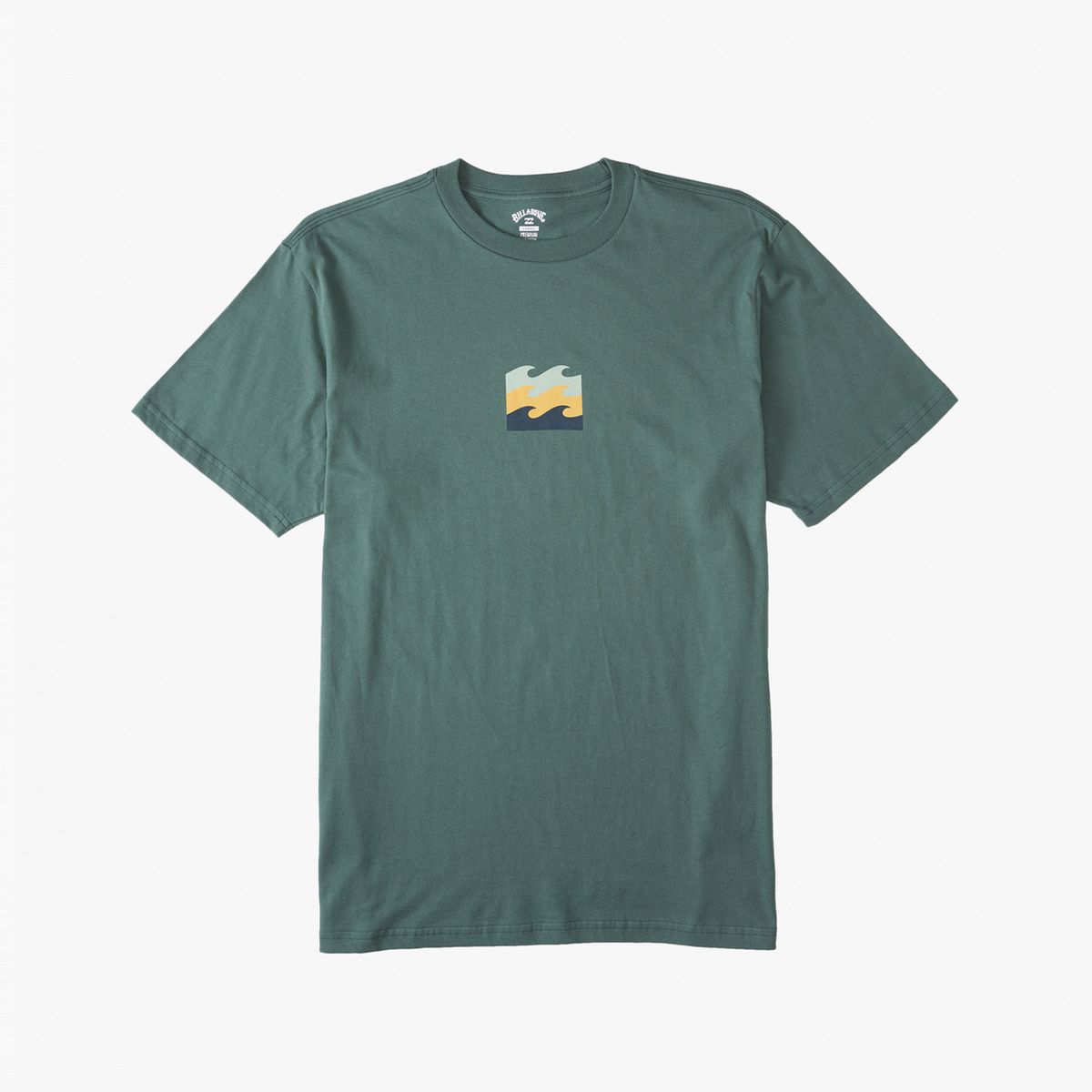 BILLABONG - Polera M/C Hombre Double Up M Tees Verde BILLABONG
