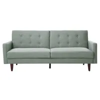 Futón Violet 3 Cuerpos Tela Verde