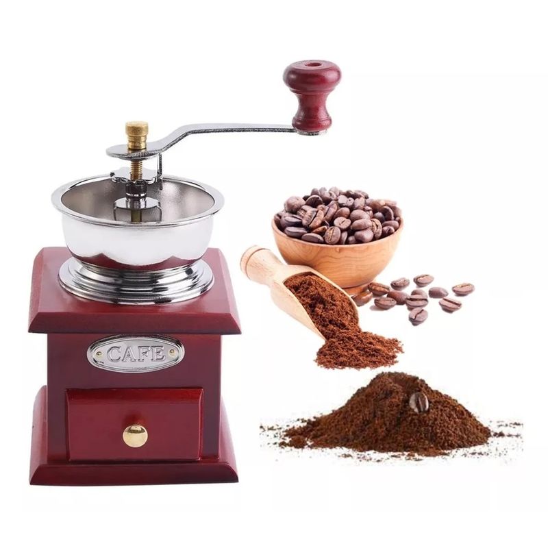 GENERICO - Molino De Grano Molinillo Café Manual Molino De Granos