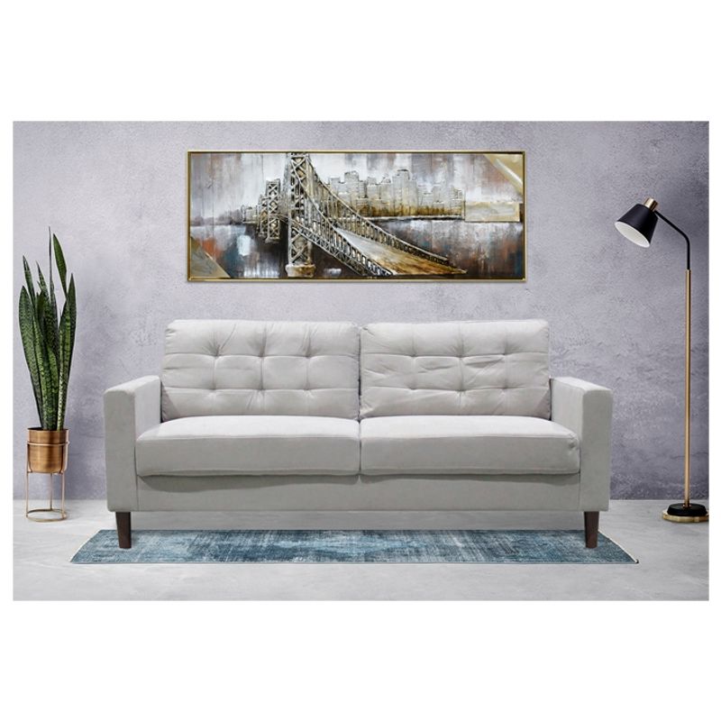 GENERICO - SOFA PALOMINO 3C BEIGE (185 x 80 x 85 cm)