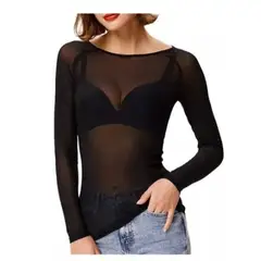 EVERSO - Pack 6 Camisetas Panty Talla Estándar (negro, Blanco, Piel)
