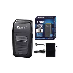 KEMEI - Maquina afeitadora KM-1102 negra 220V