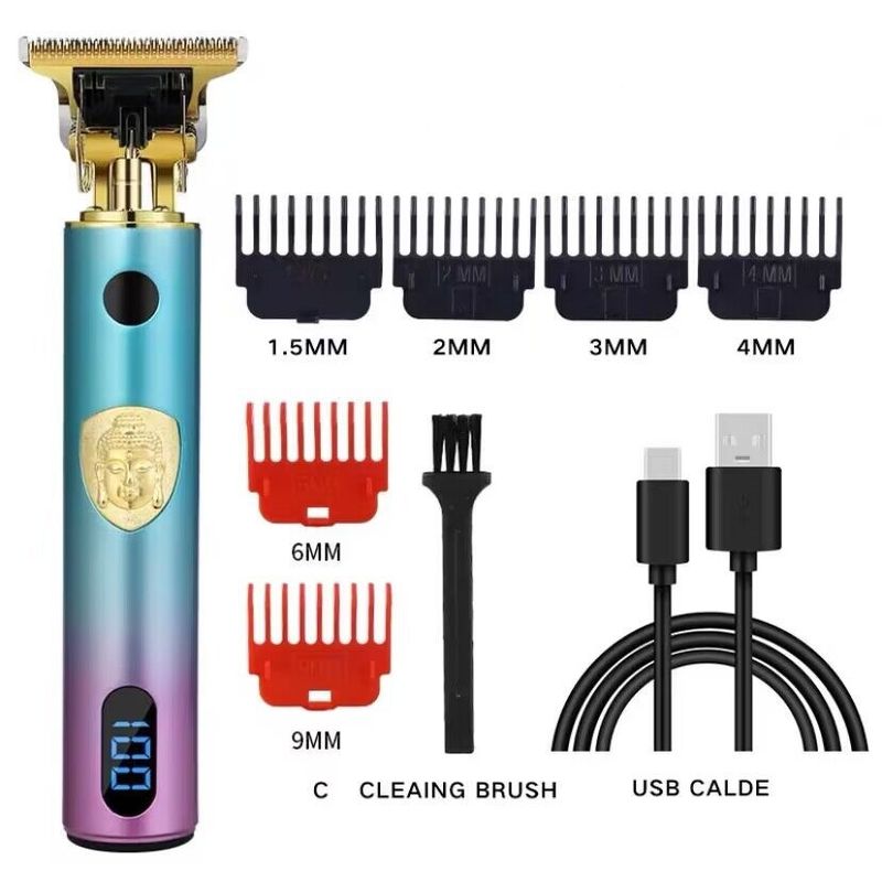 GENERICO - Afeitadora Eléctrica Maquina Corta Pelo Barba Recortadora Colores T9