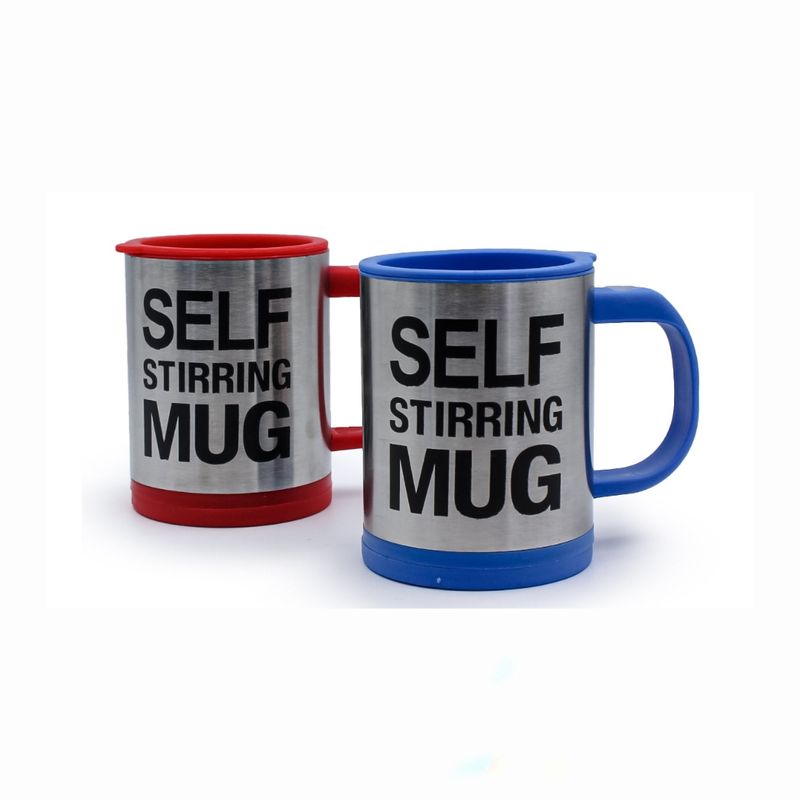 GENERICO - Tazón Self Stirring Mug  Revolvedor Automático Eléctrico rojo