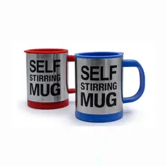 GENERICO - Tazón Self Stirring Mug Revolvedor Automático Eléctrico rojo