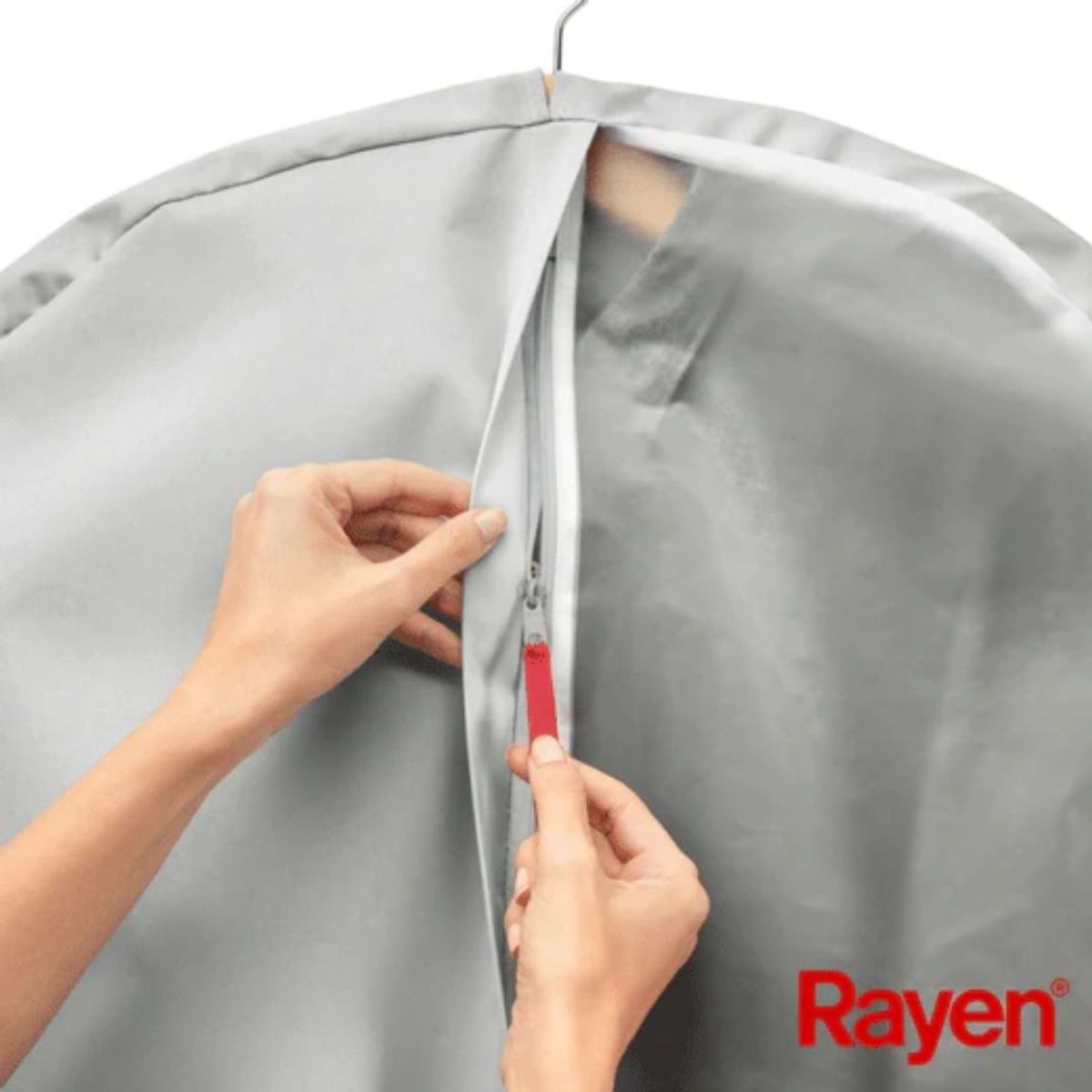 RAYEN - Funda para Ropa Deluxe Talla M Transparente