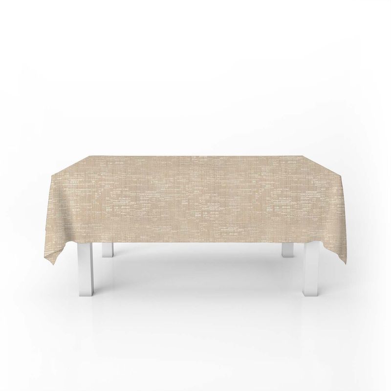 ELIZABETH PEPER - Mantel para Mesa de Tela 140x180 cm Textura Crema