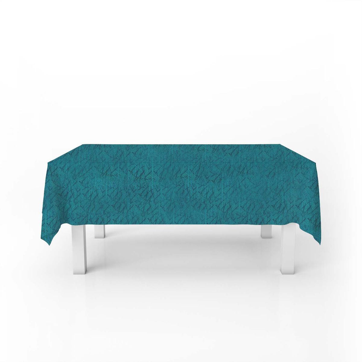 ELIZABETH PEPER - Mantel para Mesa de Tela 140x140 cm Turquesa