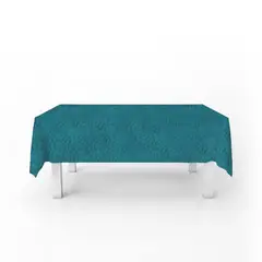 ELIZABETH PEPER - Mantel para Mesa de Tela 140x140 cm Turquesa