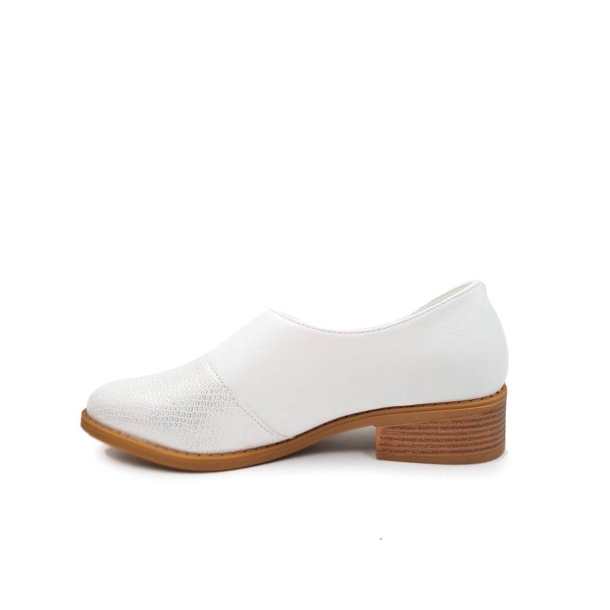GENERICO - Zapato Bajo Blanco y Negro