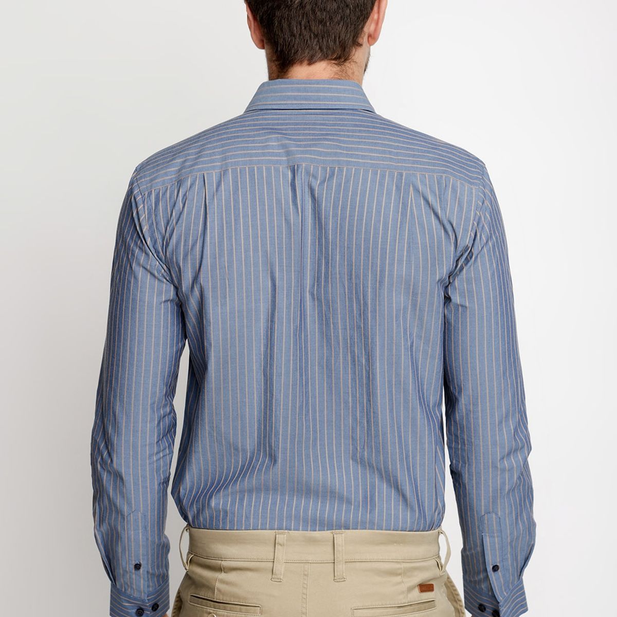 FEROUCH - Camisa Striped Color F Marrón Ferouch
