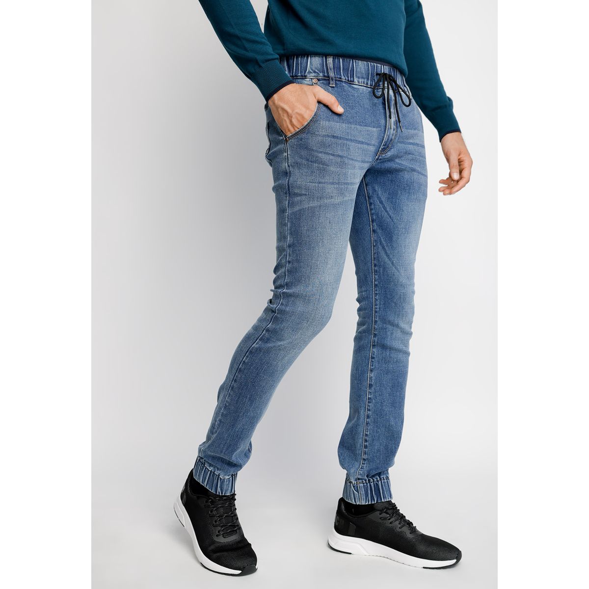 FEROUCH - Jeans Jogger Fj Azul Ferouch