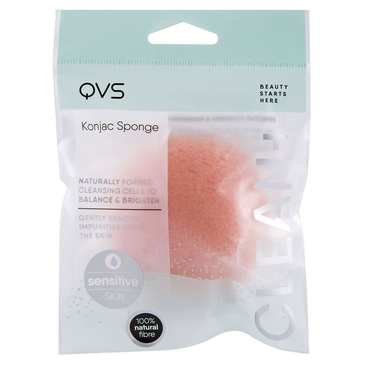 QVS - Esponja Konjac Para Eliminar Impurezas Del Cuerpo