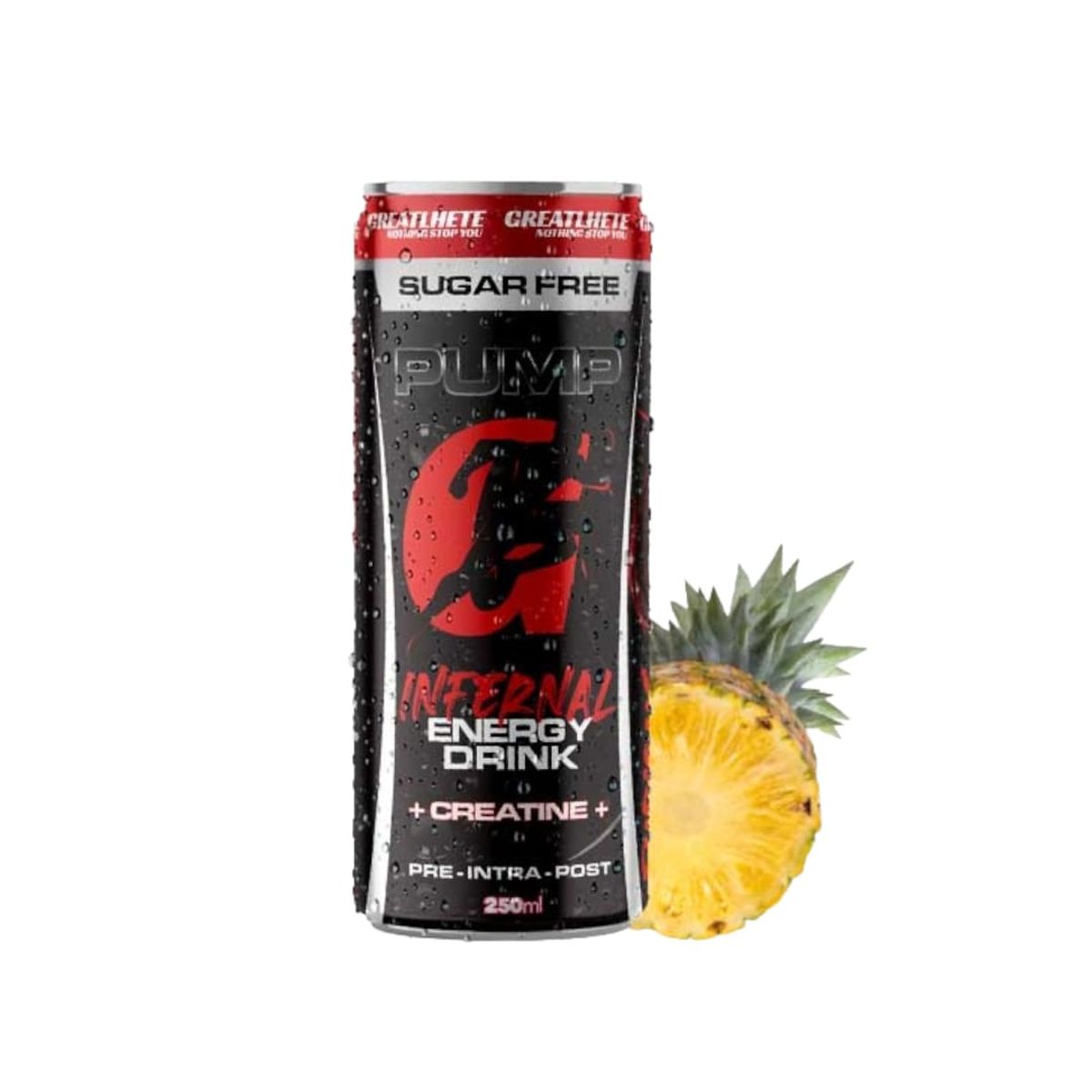 GREATLHETE - G-Energydrink Pump Infernal con creatina - Mango - Greatlhete