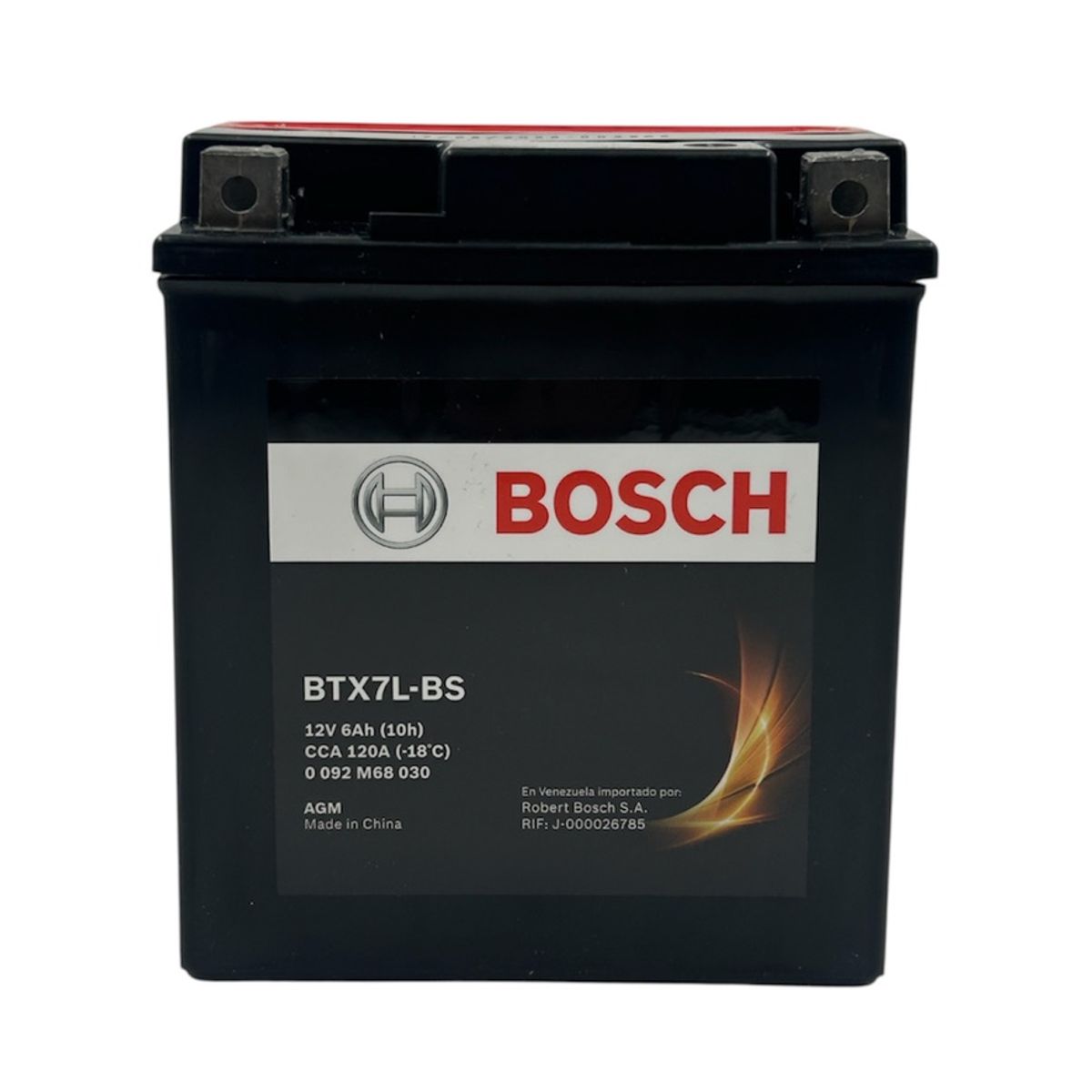 BOSCH - Bateria Bosch Fz25 R3 Cbr250 Cb190 Ytx7l Btx7l-bs 12v 6ah