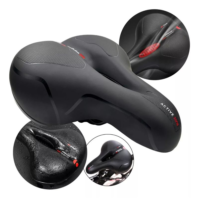 GENERICO - Asiento Sillin De Bicicleta Acolchado Universal
