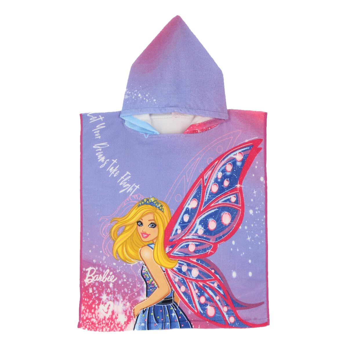 BARBIE - Toalla de Playa con Capucha Barbie