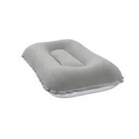 Almohada Inflable Original Camping Playa Outdoor Gris