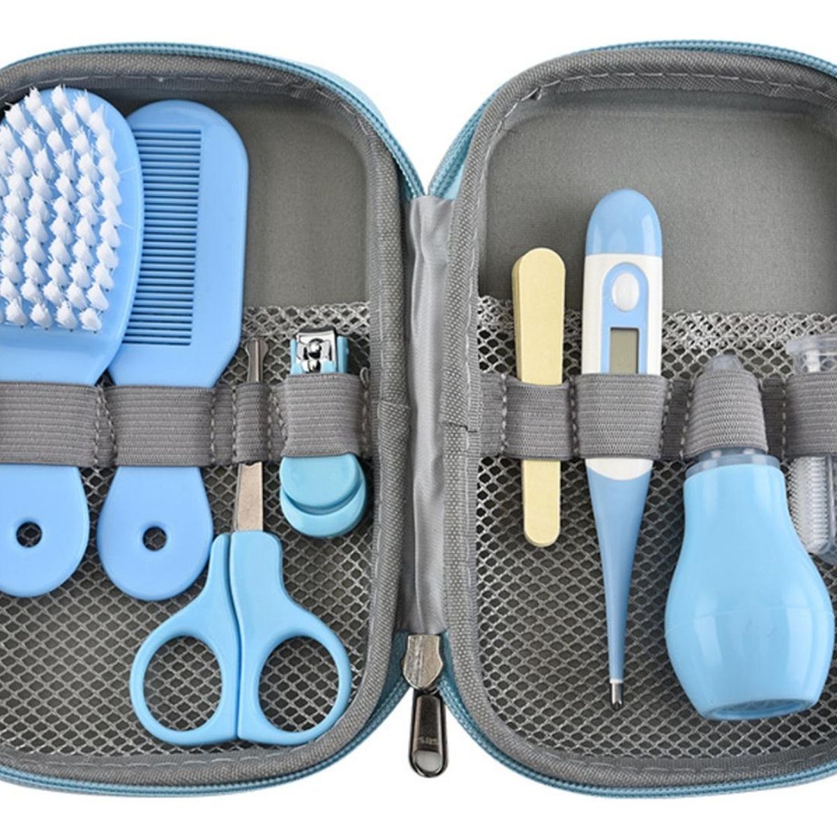 IMPORTCLICK - Set De Cuidados Manicure Bebés 8 Piezas Celeste