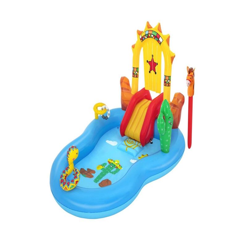 BESTWAY - Piscina y juegos inflable Wild West 2.64X1.88X1.40M Bestway