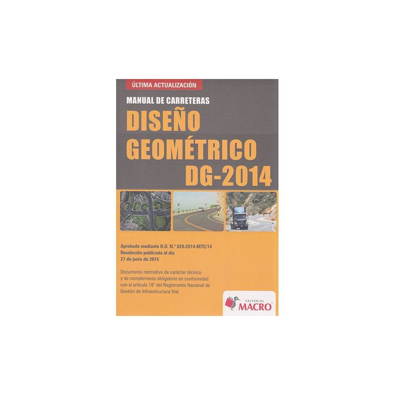 ANTARTICA LIBROS - Manual De Carreteras - Diseño Geometrico Dg-2014