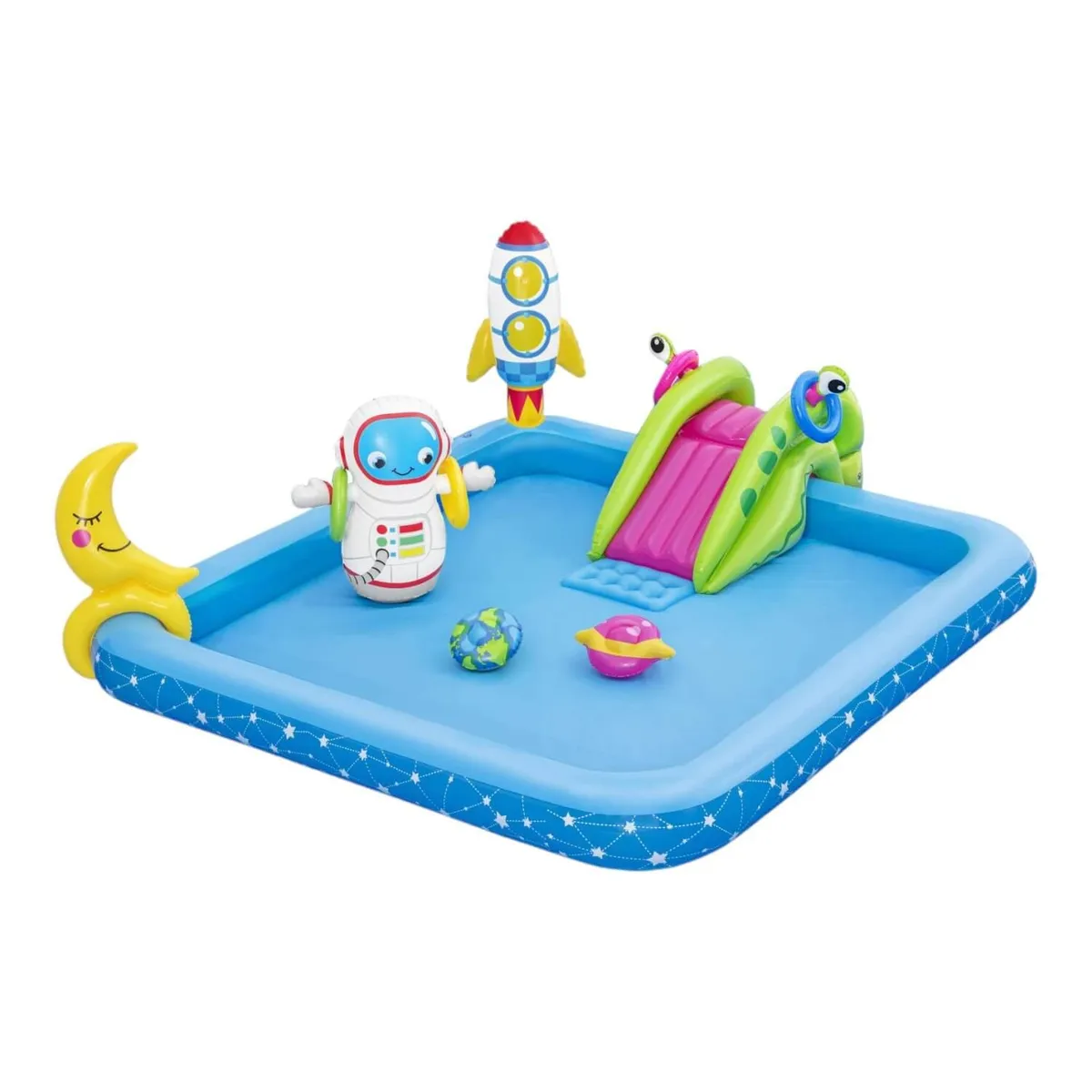 BESTWAY - Piscina y juegos inflable Astros 2.28MX2.06MX84Cms Bestway