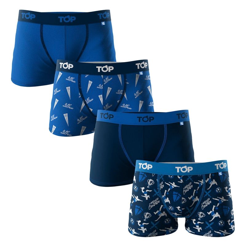 TOP - Boxer Niño Algodón Universidad Católica Pack 4 C2 Top.