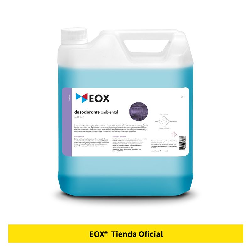 GENERICO - Desodorante Ambiental Listo para Usar Aroma Marino Eox 5 L