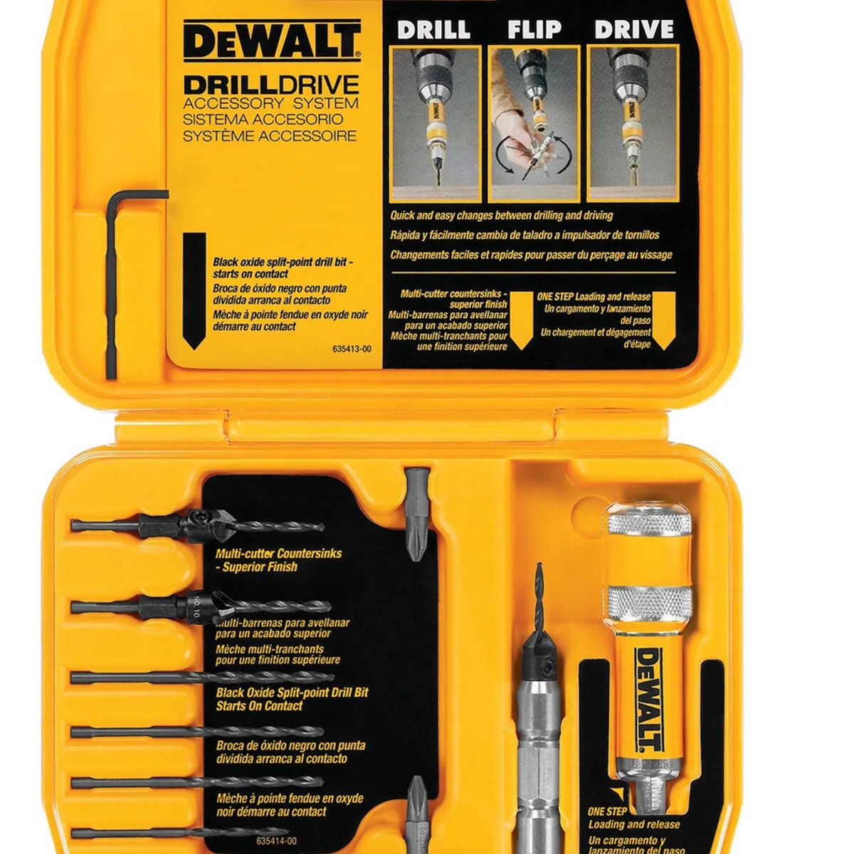 DEWALT - Set Adaptador Rápido Avellanar/atornillar Dewalt Dw2735p