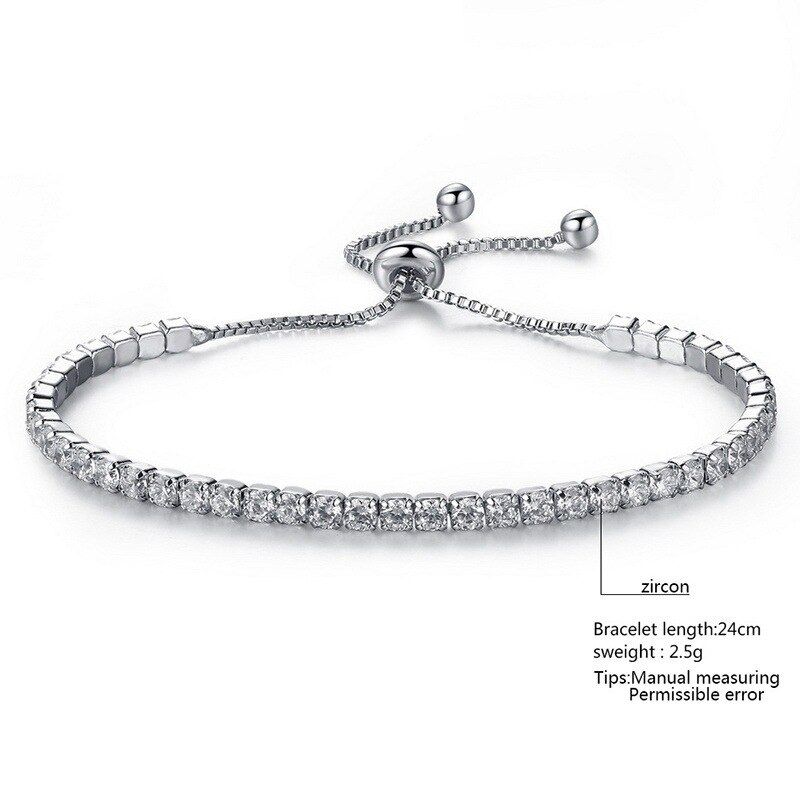 LUXURYJOYAS - Pulsera Hechas Con Cristal Austriaco Oro bañado Ajustable