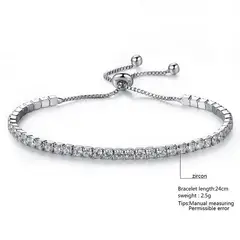 LUXURYJOYAS - Pulsera Hechas Con Cristal Austriaco Oro bañado Ajustable