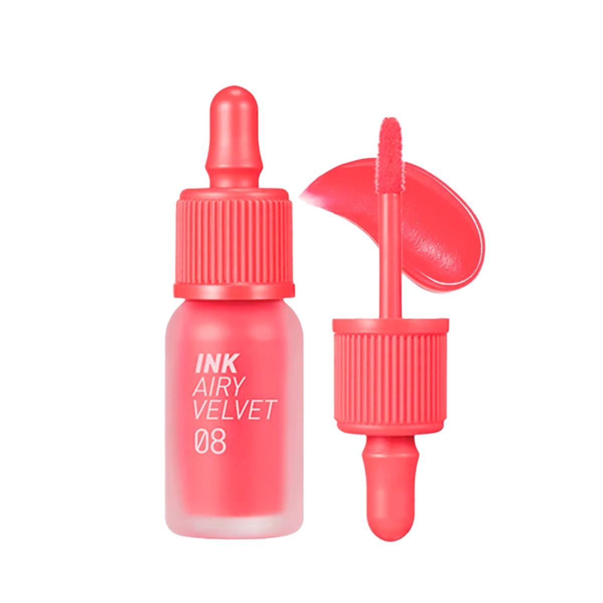 PERIPERA - Labial Ink Airy Velvet 08 Pretty orange pink - Peripera