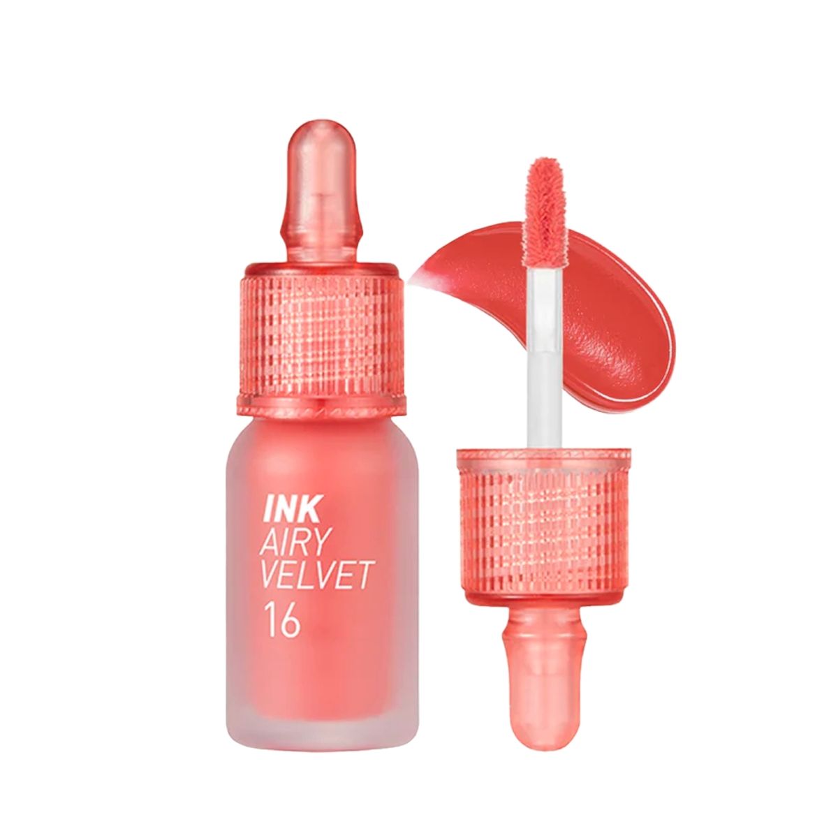 PERIPERA - Labial Ink Airy Velvet 16 favorite orange pink - Peripera