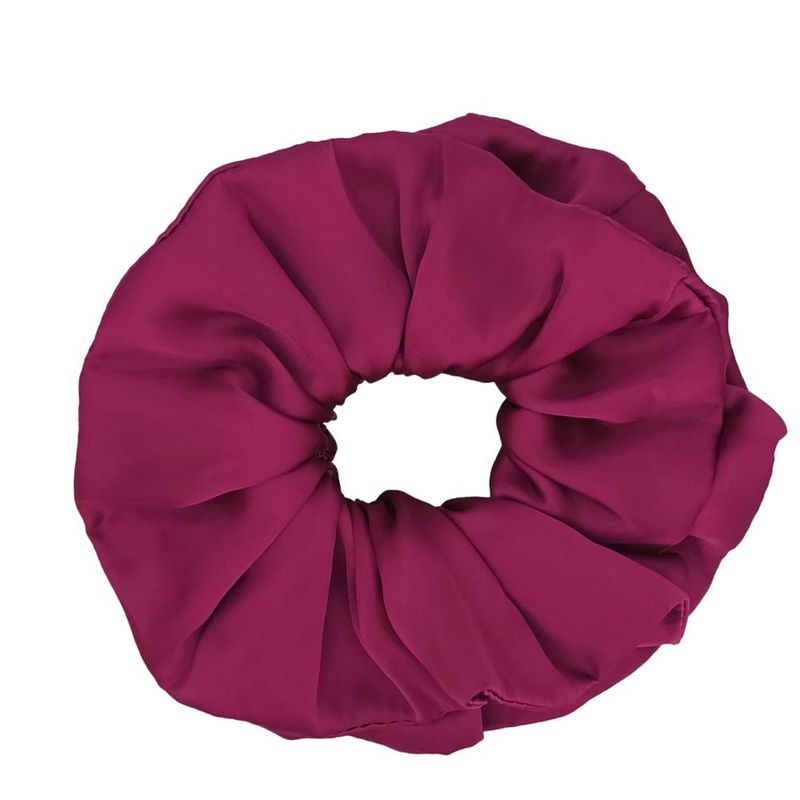MARIA PASKARO - Scrunchie Collet Camelia L Magenta Seda Maria Paskaro - Magenta