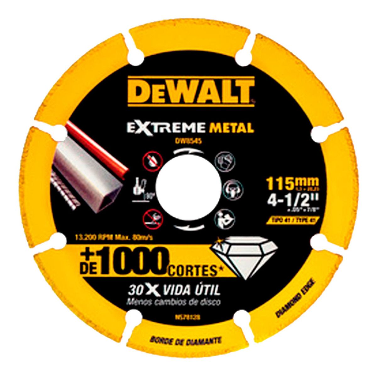 DEWALT - Disco De Corte Diamantado 4-1/2  Dewalt Dw8545