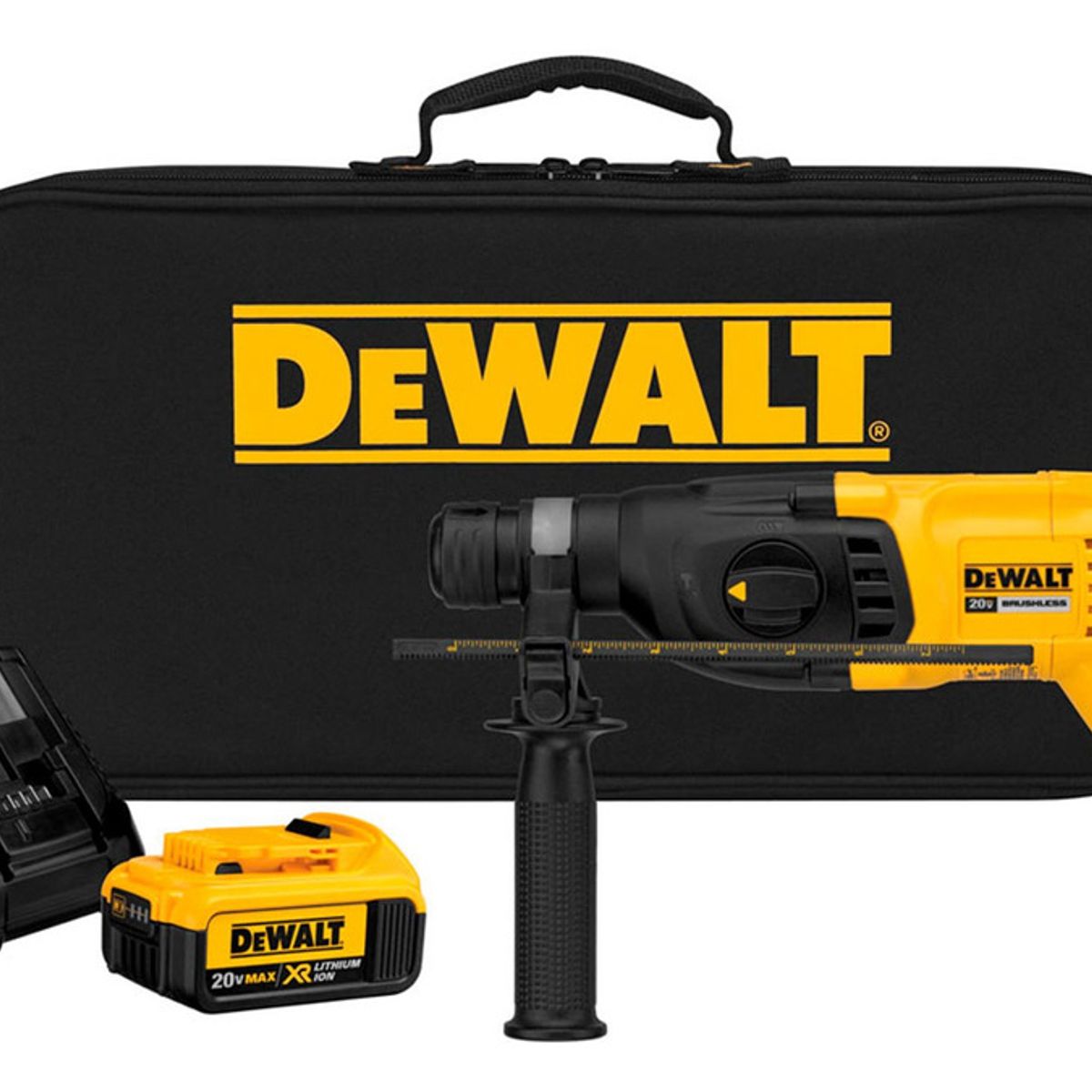 DEWALT - Rotomartillo 20v + 2 Baterías + Cargador Dewalt Dch133m2-b2