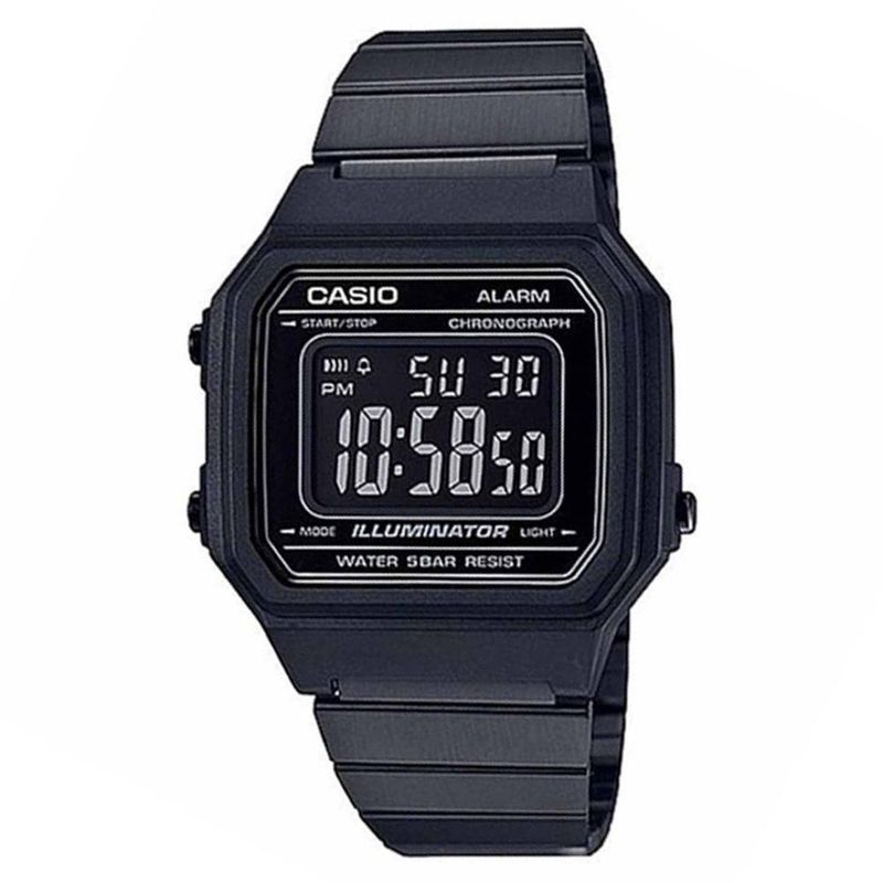 CASIO - Reloj B-650wb-1b Vintage Digital Metal - Negro