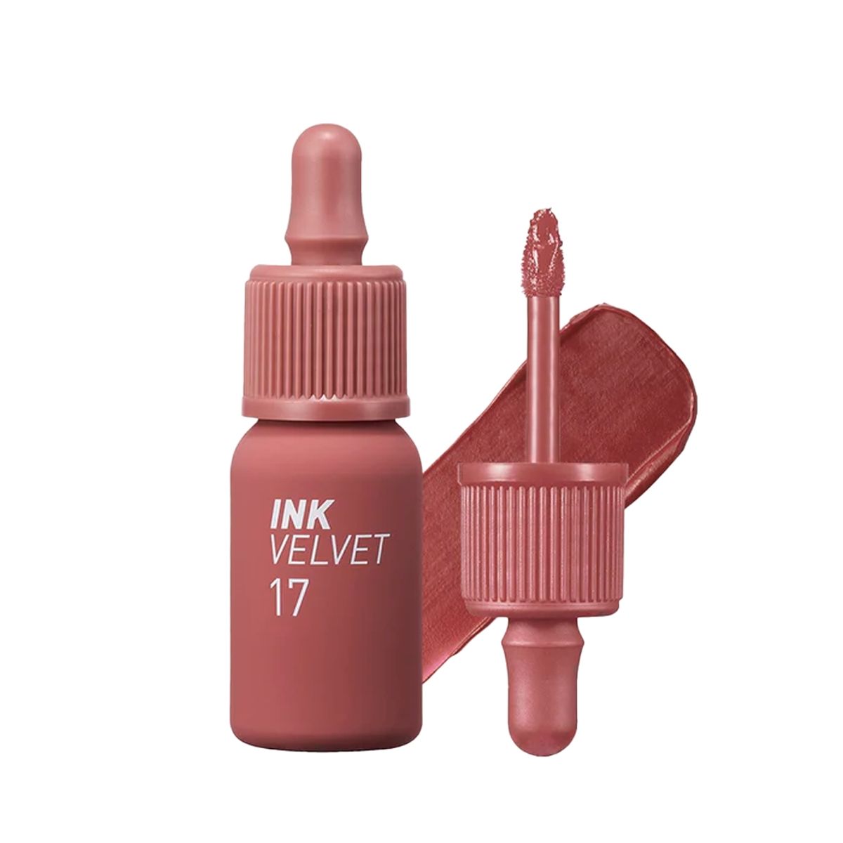 PERIPERA - Labial ink velvet 17 rosy nude - Peripera