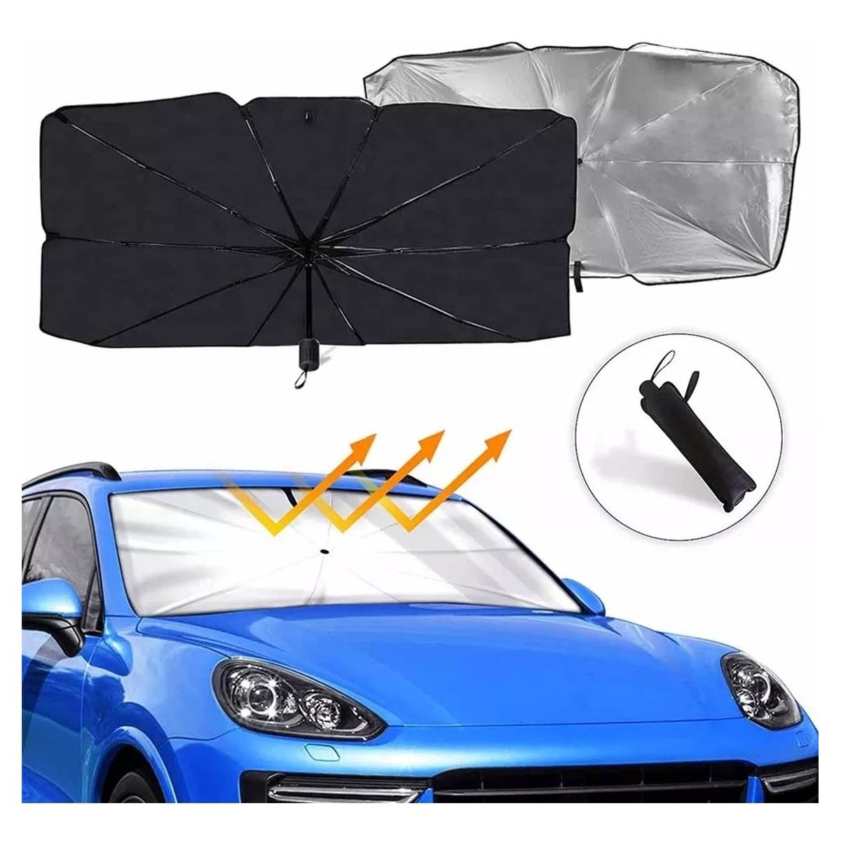 GENERICO - Quita Sol Para Sol Tipo Sombrilla Paragua Tapa Sol Multiuso