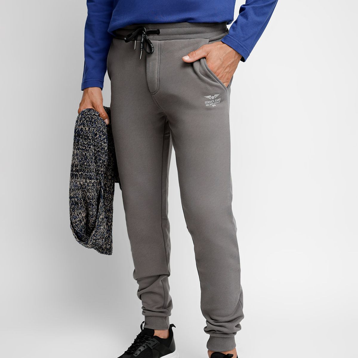 FEROUCH - Pantalón Jogger Kansas Gris Ferouch